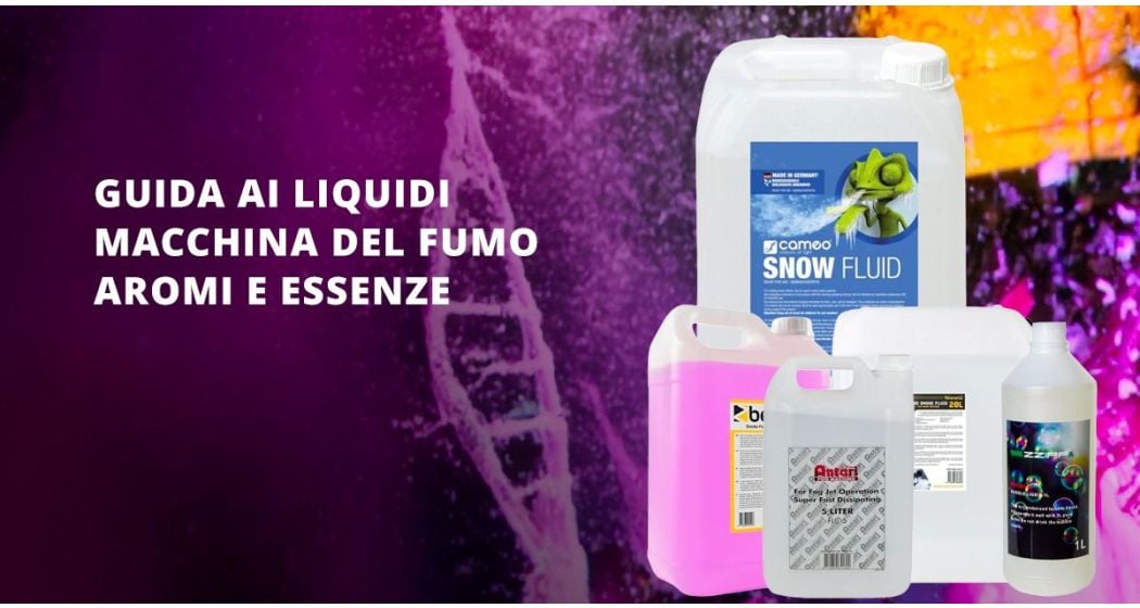 Liquidi macchina del fumo: densità, fumo basso e aromi