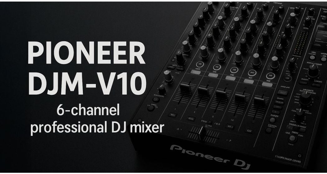 Nuovo mixer a 6 canali DJ Pioneer DJM-V10