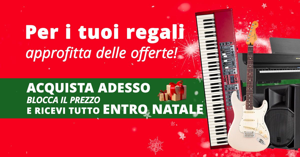 Regali di Natale? Strumenti musicali per idee regalo originali