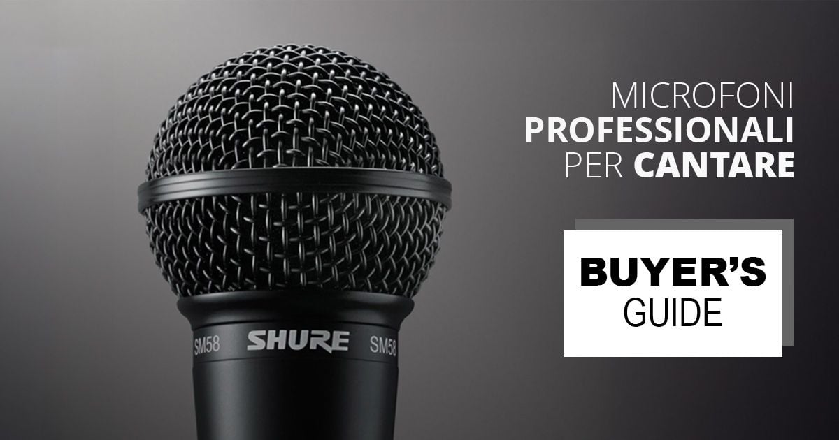 Microfoni professionali per cantare