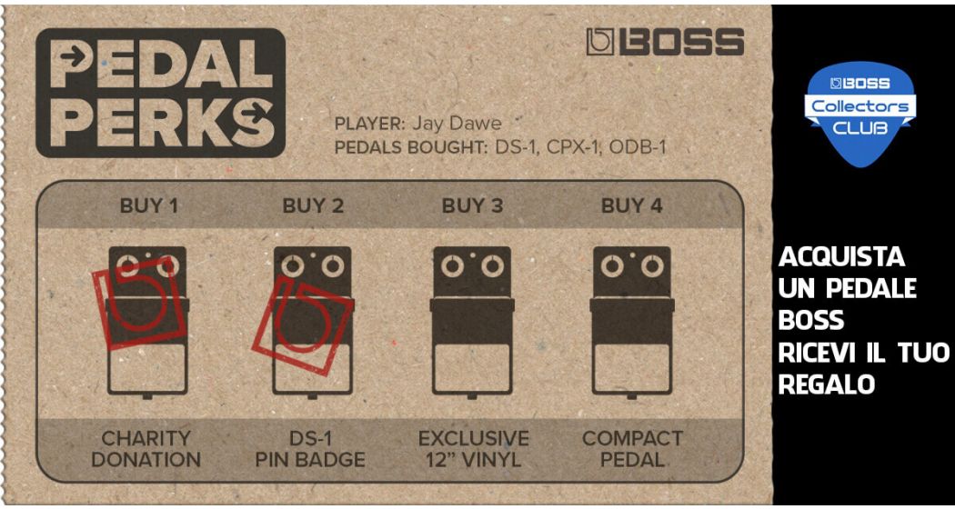 Boss Collectors Club - Pedal Perks