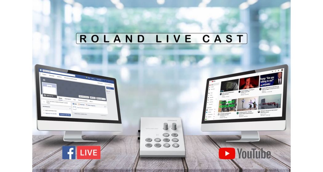 Come fare video live su Facebook o Youtube? Con il Roland Live Cast 