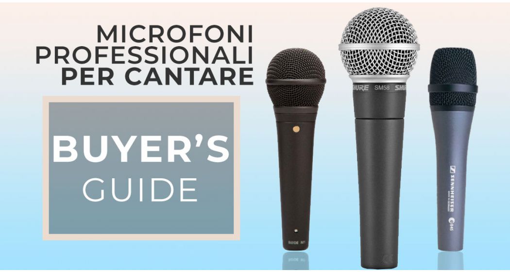 Microfoni professionali per cantare