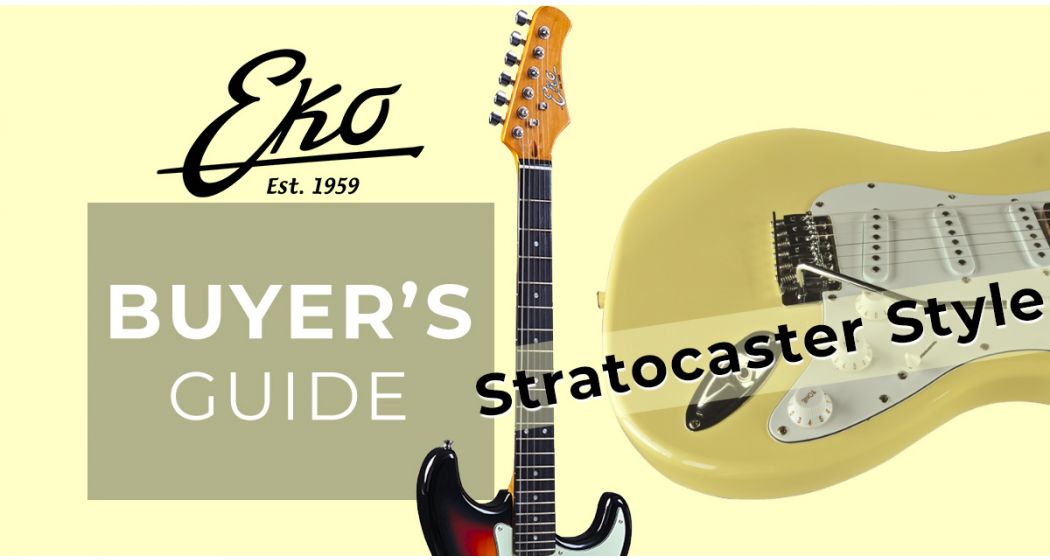 Chitarra Elettrica EKO S300 Stratocaster Style