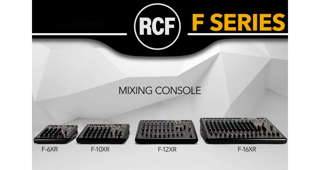 Nuovi Mixer RCF F Series
