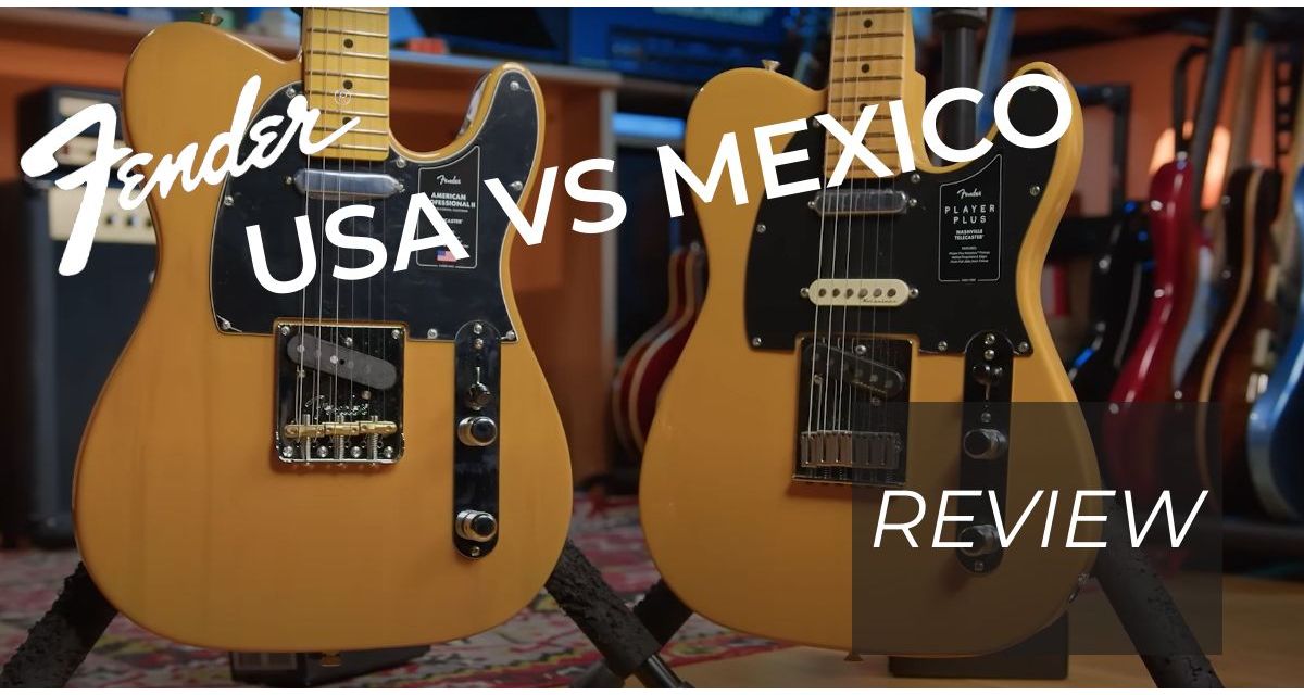 Fender Telecaster: USA vs Mexico
