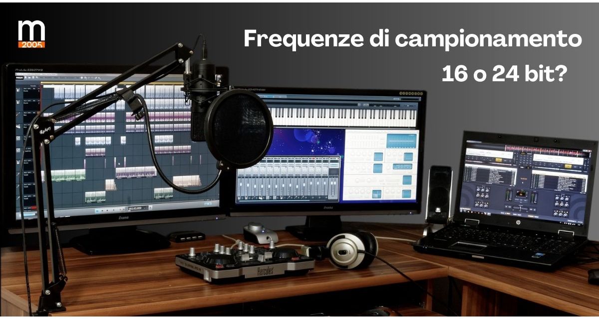 Meglio 16 bit o 24 bit? Quale frequenza di campionamento audio scegliere