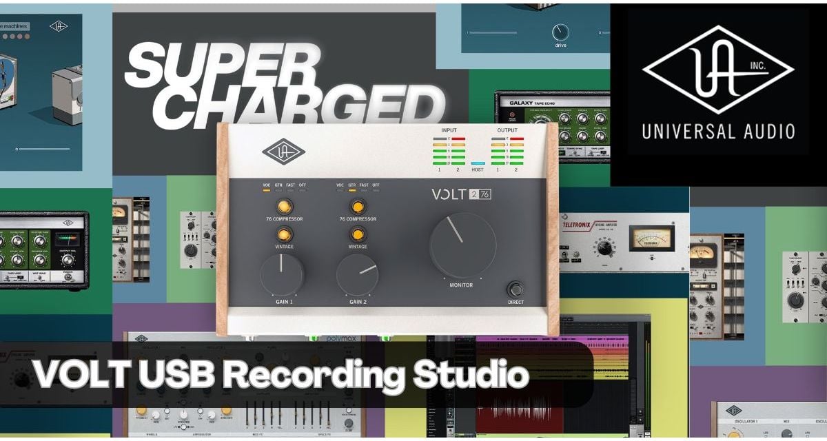 Test e recensione delle schede audio Universal Audio Volt USB Recording Studio
