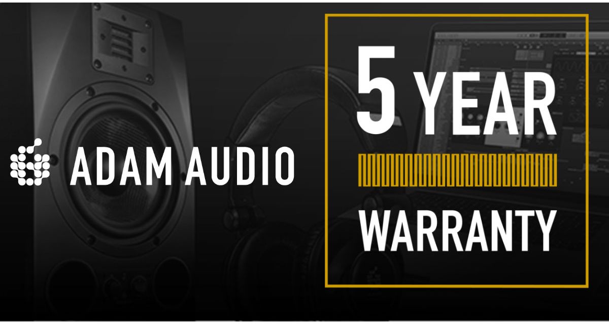 ADAM Audio Serie T: 5 anni di garanzia e plug-in gratis