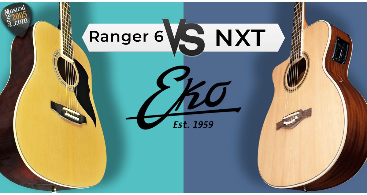 Chitarre Eko Ranger e NXT a confronto