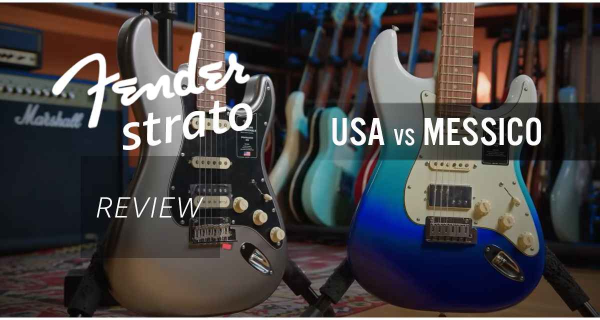 Fender Stratocaster: Mexico vs USA, recensione, confronto e opinioni
