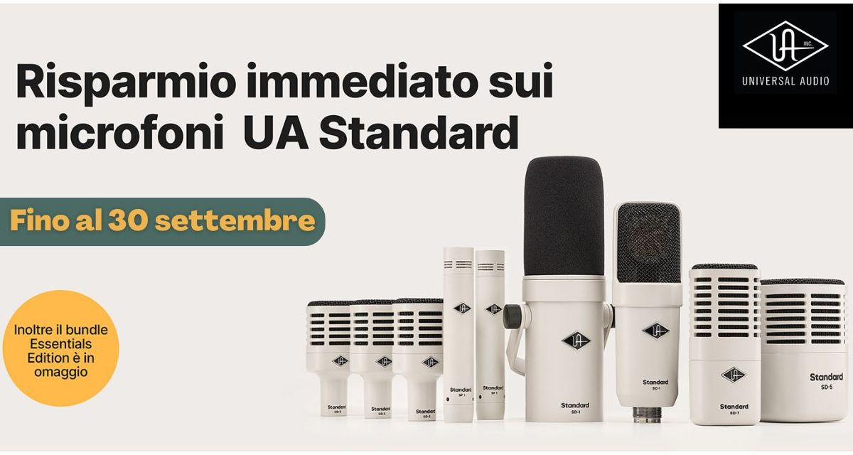 Promo sui microfoni Universal Audio Standard 