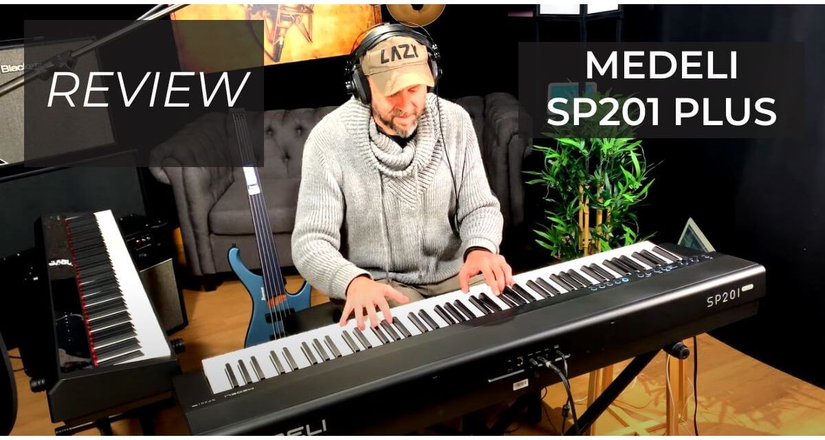 Il suono del pianoforte economico Medeli SP201 Plus