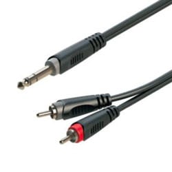 VIOY Cavo Audio Stereo 6,35 Mm Maschio A 3,5 Mm Maschio - 2 Pezzi, Per Altoparlanti, Lettori CD, Amplificatori E Mixer