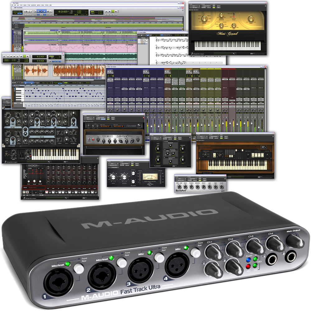 M-AUDIO FAST TRACK ULTRA + Pro Tools M-Powered 9