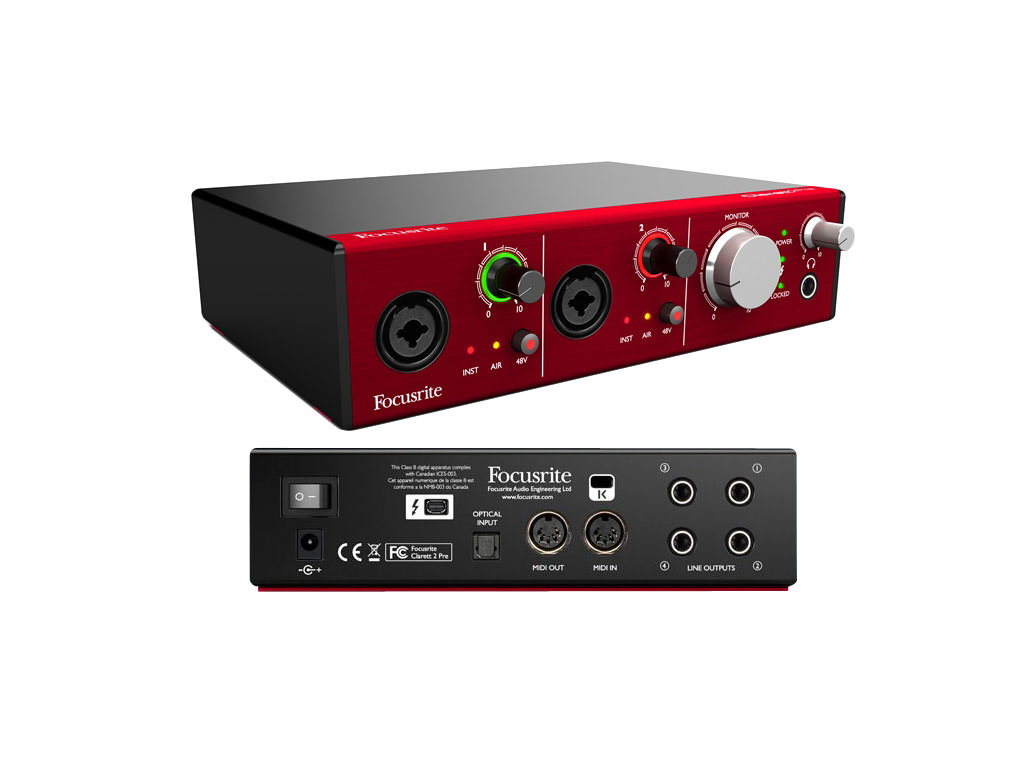 Focusrite Clarett 2Pre Thunderbolt - DTM/DAW