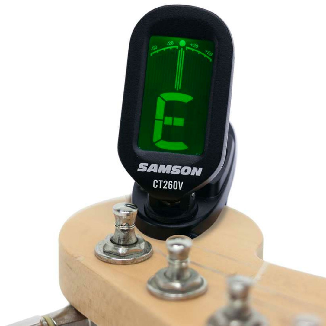 SAMSON CT260V Accordatore a clip verticale per chitarra e basso 