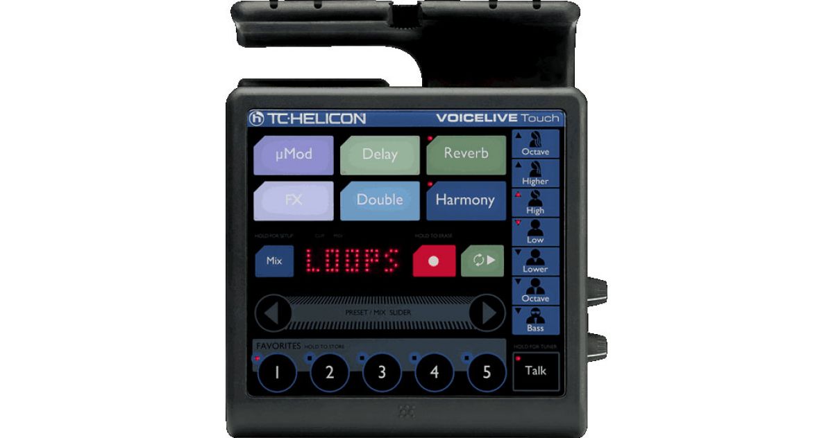 TC HELICON VOICELIVE TOUCH - Multieffetto per Voce con Touchscreen