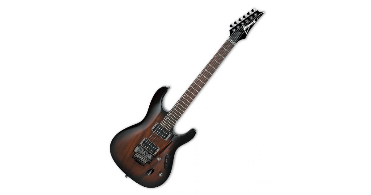 IBANEZ S520 Transparent Black Sunburst Chitarra Elettrica Musical Store 2005