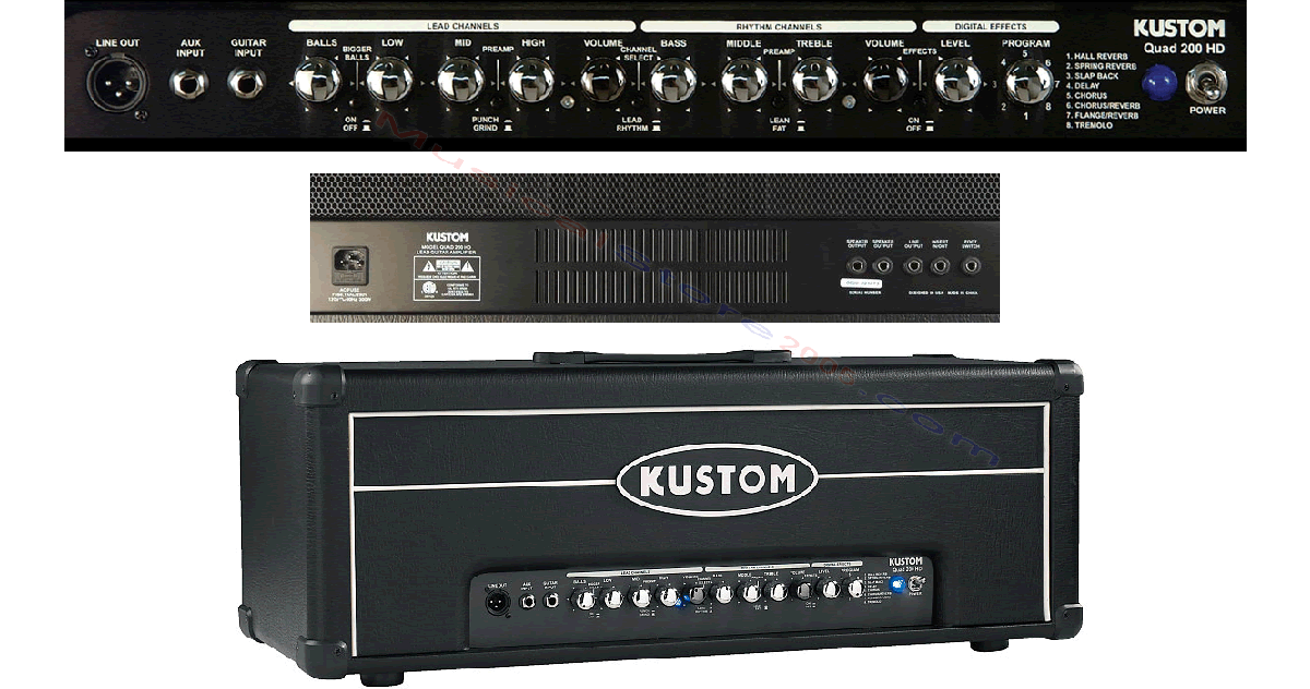 Kustom quad 200 deals hd