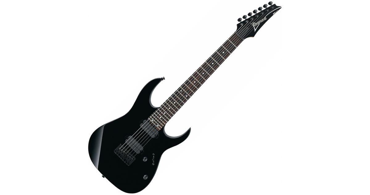 IBANEZ RG7421 BK Black Chitarra Elettrica 7 Cord Musical Store