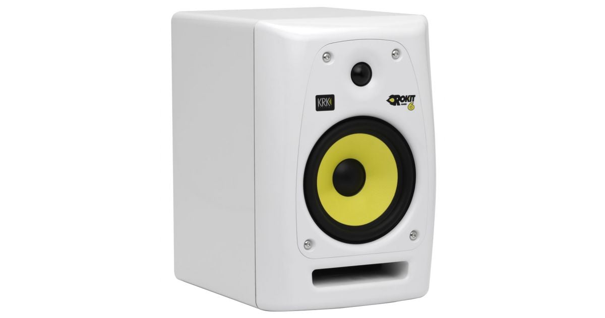 KRK RP6 G2 SE White Rokit Powered MONITOR DA STU Musical Store