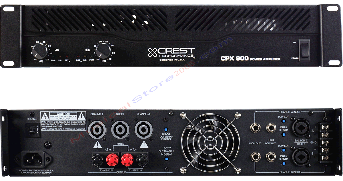 CREST AUDIO CPX-1500 パワーアンプ www.dinh.dk