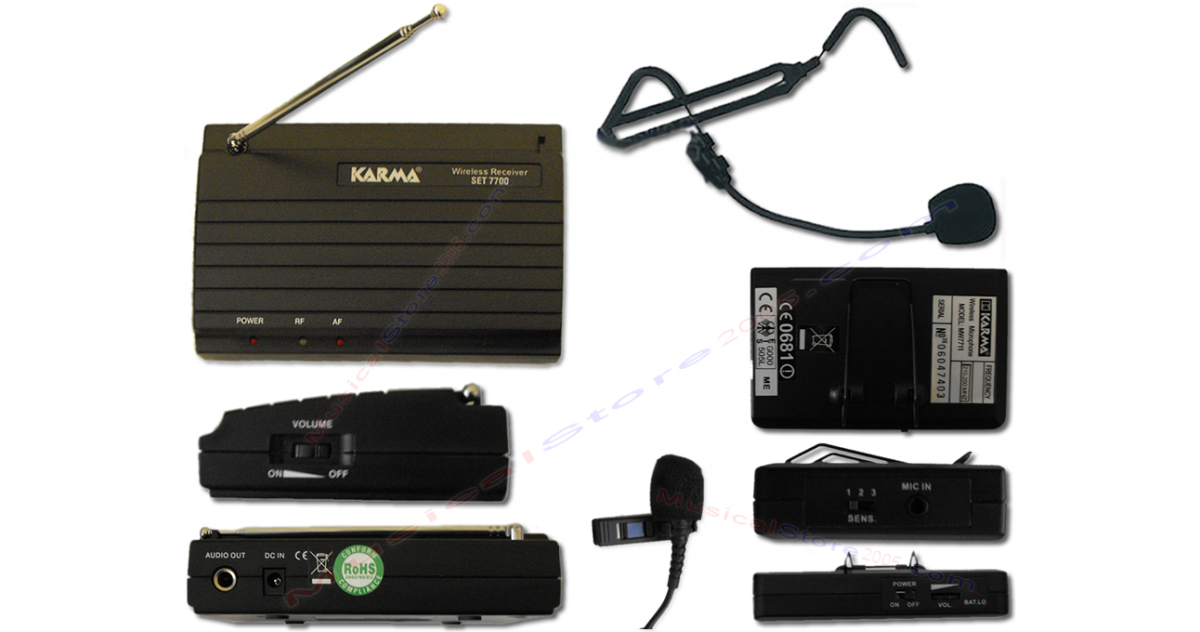 Système Microphone sans Fil Kit 7700 Karma