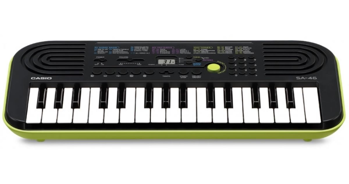 kit Set Casio SA46 tastiera pianola Elettrica Per Bambini da Scuola elettronica 