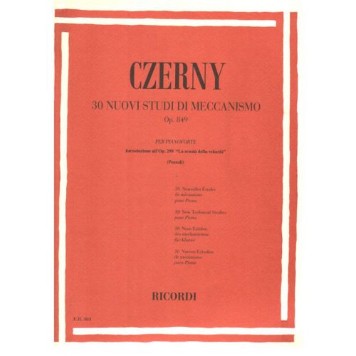 0-RICORDI Czerny, Carl - 30