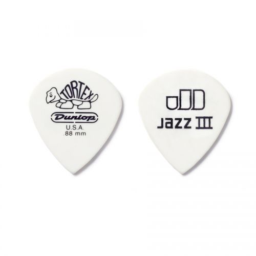 0 Dunlop - 478P1.50 TORTEX WHITE JAZZ III, 1.5MM