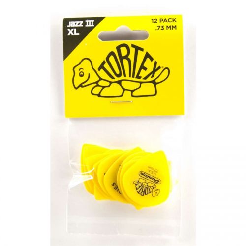 0 Dunlop - 498P.73 TORTEX JAZZ III XL, .73MM