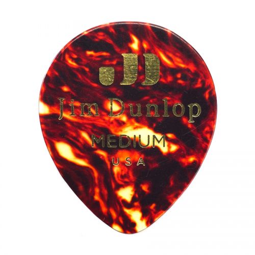 0 Dunlop - 485P-05HV Celluloid Teardrop, Shell Heavy Player's Pack/12