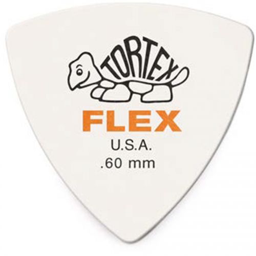 0 Dunlop - 456P.60 Tortex Flex Triangle .60 mm Pack/12