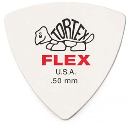 0 Dunlop - 456R.50 Tortex Flex Triangle .50 mm Bag/72