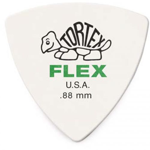 0 Dunlop - 456R.88 Tortex Flex Triangle .88 mm Bag/72