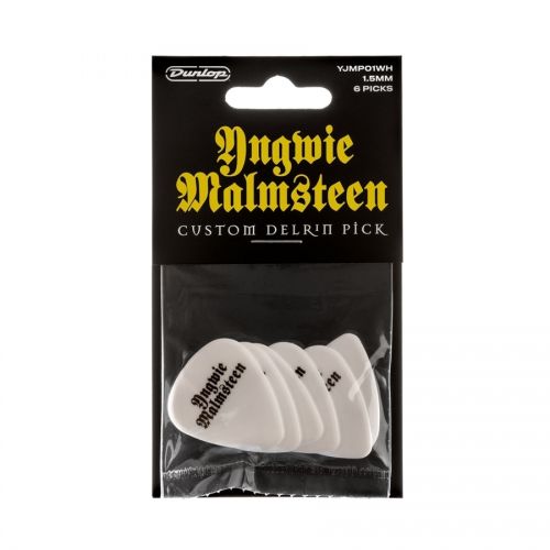 0 Dunlop - YJMP01WH Malmsteen Custom Delrin Pick 1.5 mm 6pc