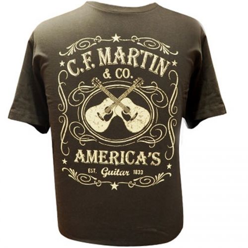 Martin & Co. - 18C0000L T-Shirt Dual Guitar, Black, L