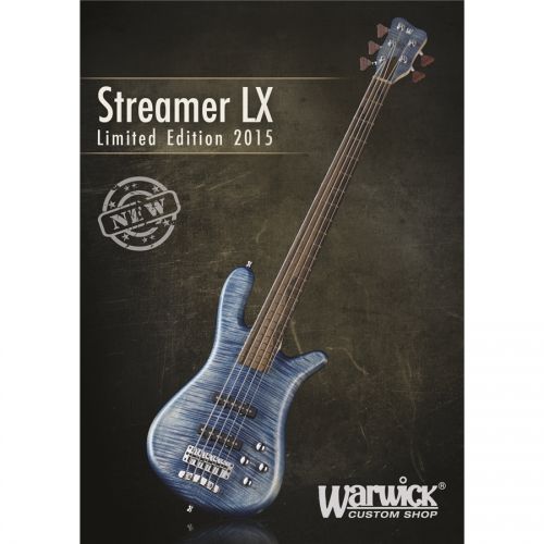 Warwick - Streamer Lx Ltd 2015 (5) Bleach Blue Oil Finish