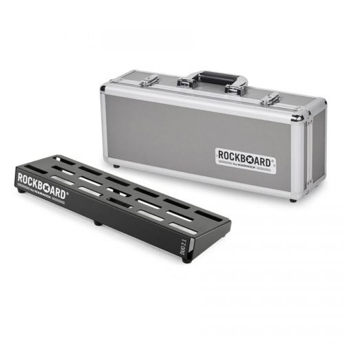 Rockboard Duo 2.1 - Pedalboard 46 x 14 cm con Flight Case