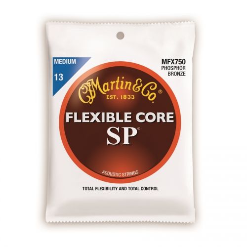 0 Martin & Co. - MFX750 SP Flexible Core Medium Phosphor Bronze 13-56