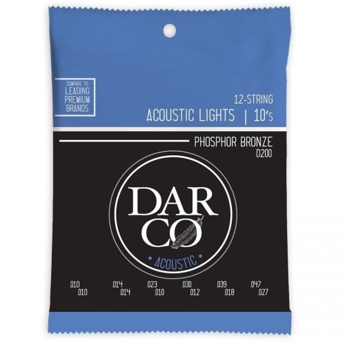 Darco - D200 Darco Acoustic Light 12-Strings Phosphor Bronze 10-47