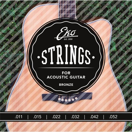 0 Eko - Acoustic Guitar String 11-52 set