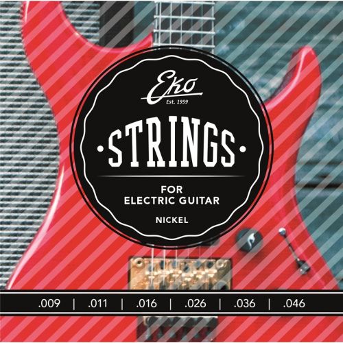 0 Eko - Electric Guitar Strings 09-46 set