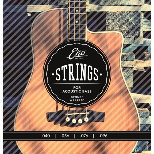 0 Eko - Acoustic Bass Strings 40-96 set
