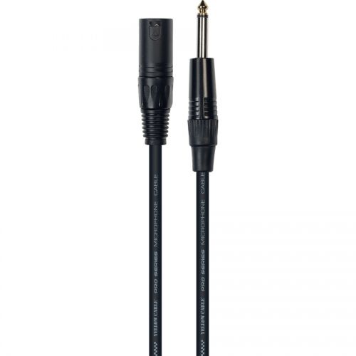 Yellow Cable - M03JX Cavo Microfonico Jack Sbilanciato/XLR Maschio 3 m