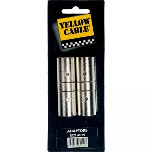 Yellow Cable - AD29 Adattatore XLR/XLR Maschio 2 Pcs