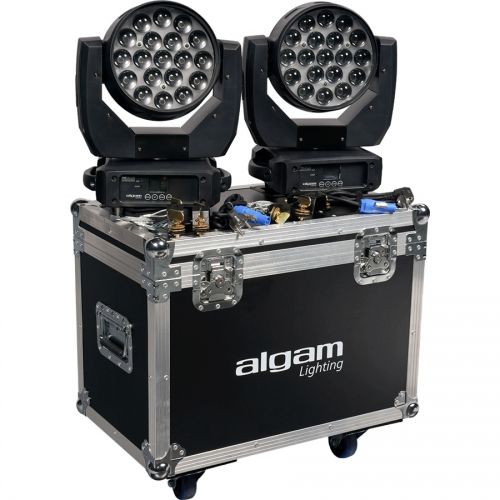 0 Algam Lighting Kit 2x WASH MW1915Z + FlightCase