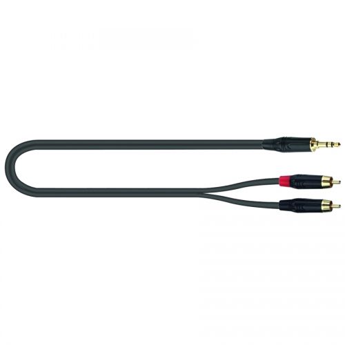 0 Quik Lok - JUST J352RCA 2 - Cavo Adattatore Jack 3,5 Stereo/2 RCA - 2 metri