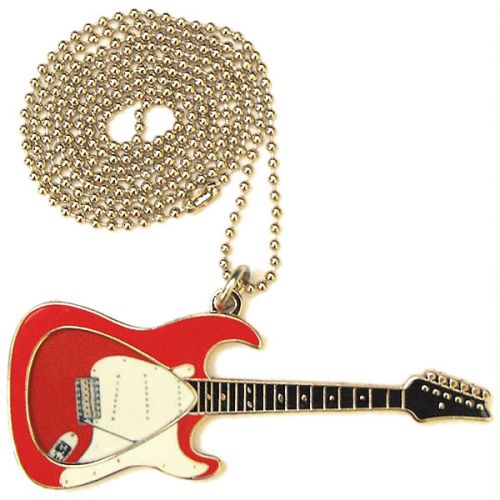 0-PICKLACE RED STRAT NECKLA